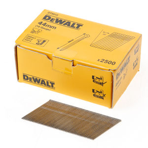 Afbeelding van DeWalt Inox spijkers zonder kop 44mm 16 Gauge 20° voor DC618 doos met 2500 spijkers