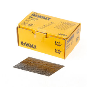 Afbeelding van DeWalt Inox spijkers zonder kop 50mm 16 Gauge 20° voor DC618 doos met 2500 spijkers