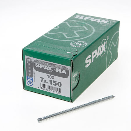 Afbeelding van Spax-RA Kozijnschroeven torx cilinderkop T30 7.5 x 150mm
