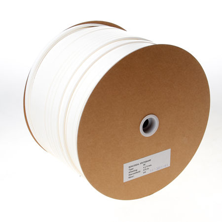 Afbeelding van Bloem PE-spatieband op haspel wit 275 meter 9 x 4mm 