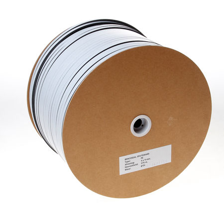Afbeelding van Bloem PE-spatieband op haspel grijs 275 meter 9 x 4mm 