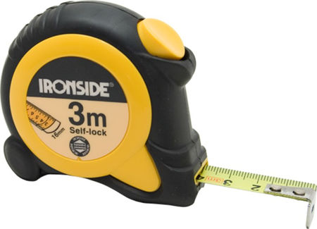 Afbeelding van Ironside Rolbandmaat rubber ABS 3 meter x 16mm