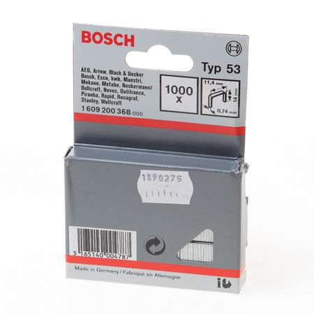 Afbeelding van Bosch nieten gegalvaniseerd met fijne draad type-53 14mm