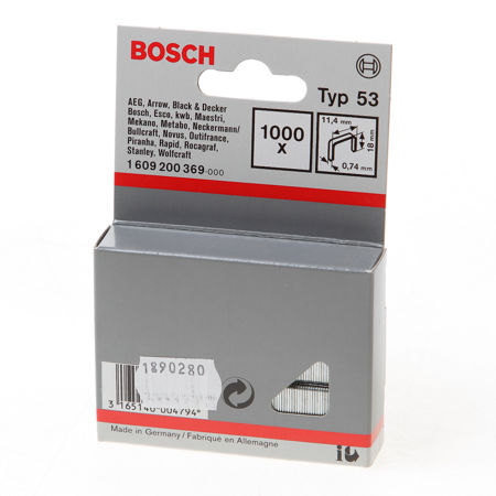 Afbeelding van Bosch nieten gegalvaniseerd met fijne draad type-53 18mm
