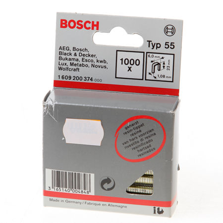 Afbeelding van Bosch nieten gegalvaniseerd met smalle rug 23mm
