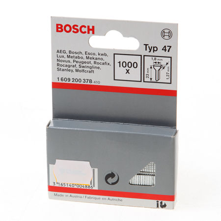 Afbeelding van Bosch Nagels Type 47 23mm blister van 1000 nagels