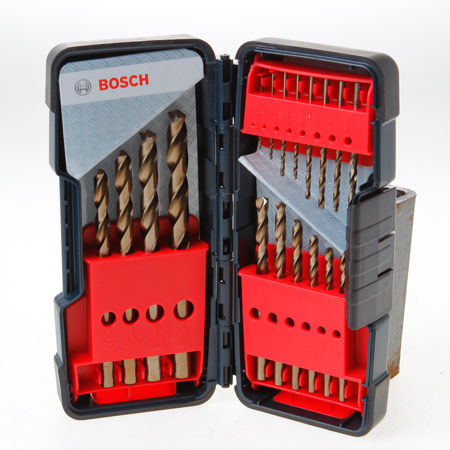 Afbeelding van Bosch HSS-Co borenbox 18-delig diameter 1-10mm