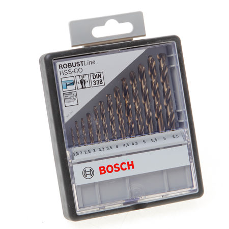 Afbeelding van Bosch Metaalborencassette 135 gram HSS-C0 13-delig diameter 1.5-6.5mm