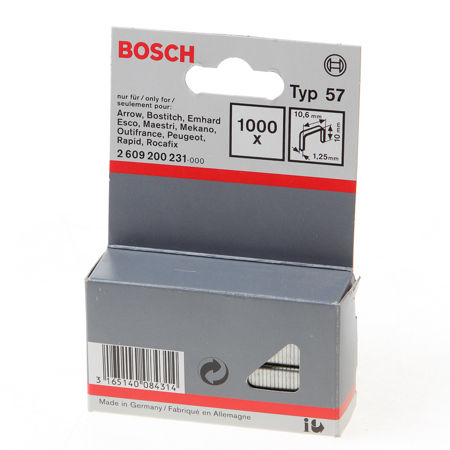 Afbeelding van Bosch nieten gegalvaniseerd met platte draad 10mm