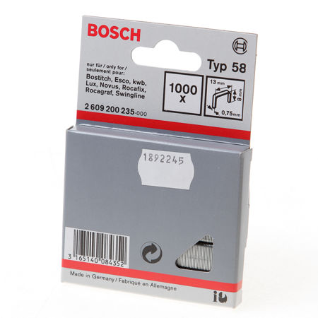 Afbeelding van Bosch nieten gegalvaniseerd met fijne draad type-58 8mm