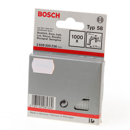 Afbeelding van Bosch nieten gegalvaniseerd met fijne draad type-58 10mm