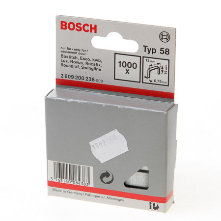 Afbeelding van Bosch nieten gegalvaniseerd met fijne draad type-58 14mm
