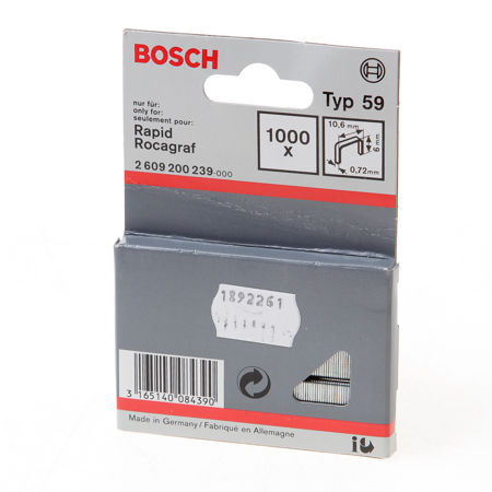 Afbeelding van Bosch nieten gegalvaniseerd met fijne draad type-59 6mm
