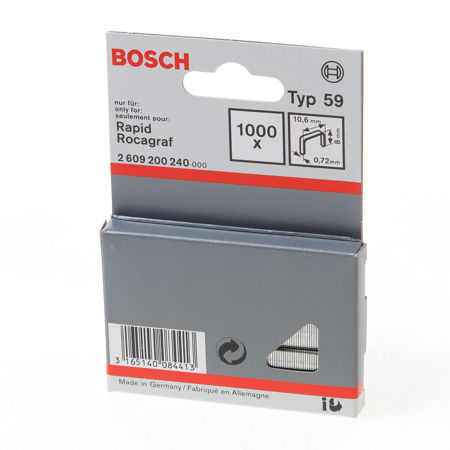 Afbeelding van Bosch nieten gegalvaniseerd met fijne draad type-59 8mm