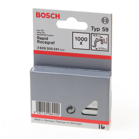 Afbeelding van Bosch nieten gegalvaniseerd met fijne draad type-59 10mm
