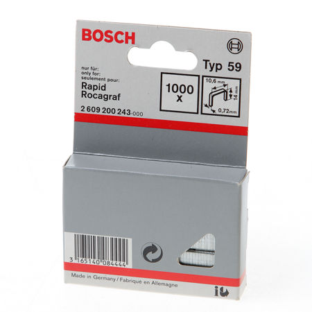 Afbeelding van Bosch nieten gegalvaniseerd met fijne draad type-59 14mm