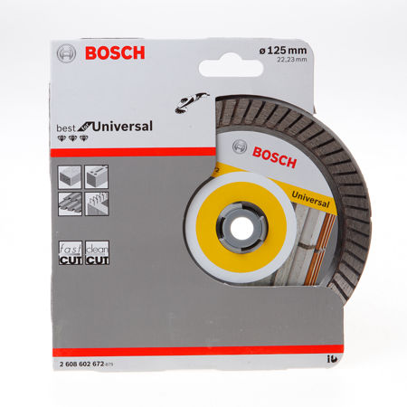 Afbeelding van Bosch Diamandschijf Best for Universal Turbo diameter 125 x asgat 22.2mm