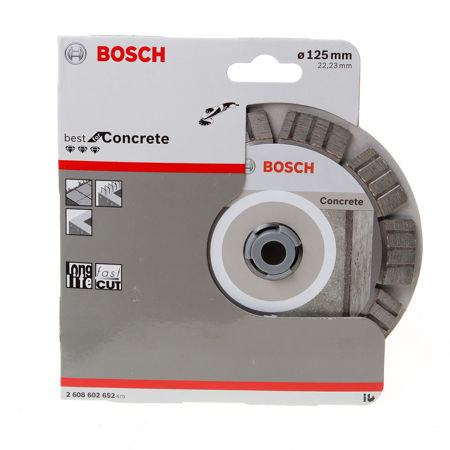 Afbeelding van Bosch Diamantschijf droog Best for Concrete diameter 125 x asgat 22.2mm
