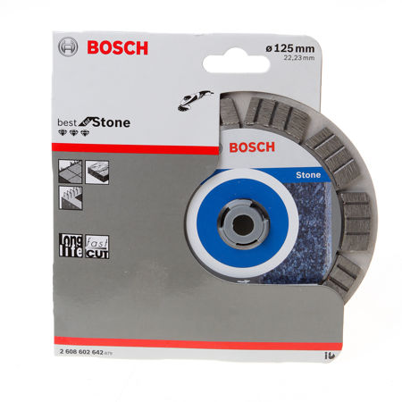Afbeelding van Bosch Diamantschijf droog Best for Stone diameter 125 x asgat 22.2mm