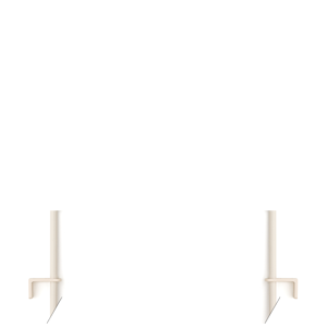 Afbeelding van Duco bedieningstang met een bocht van 30mm, lengte stang 750mm, Ral9001 (crème wit)