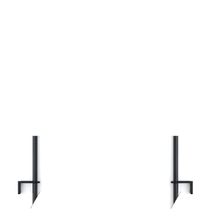 Afbeelding van Duco bedieningstang met een bocht van 60mm, lengte stang 750mm, Ral9005 (zwart)